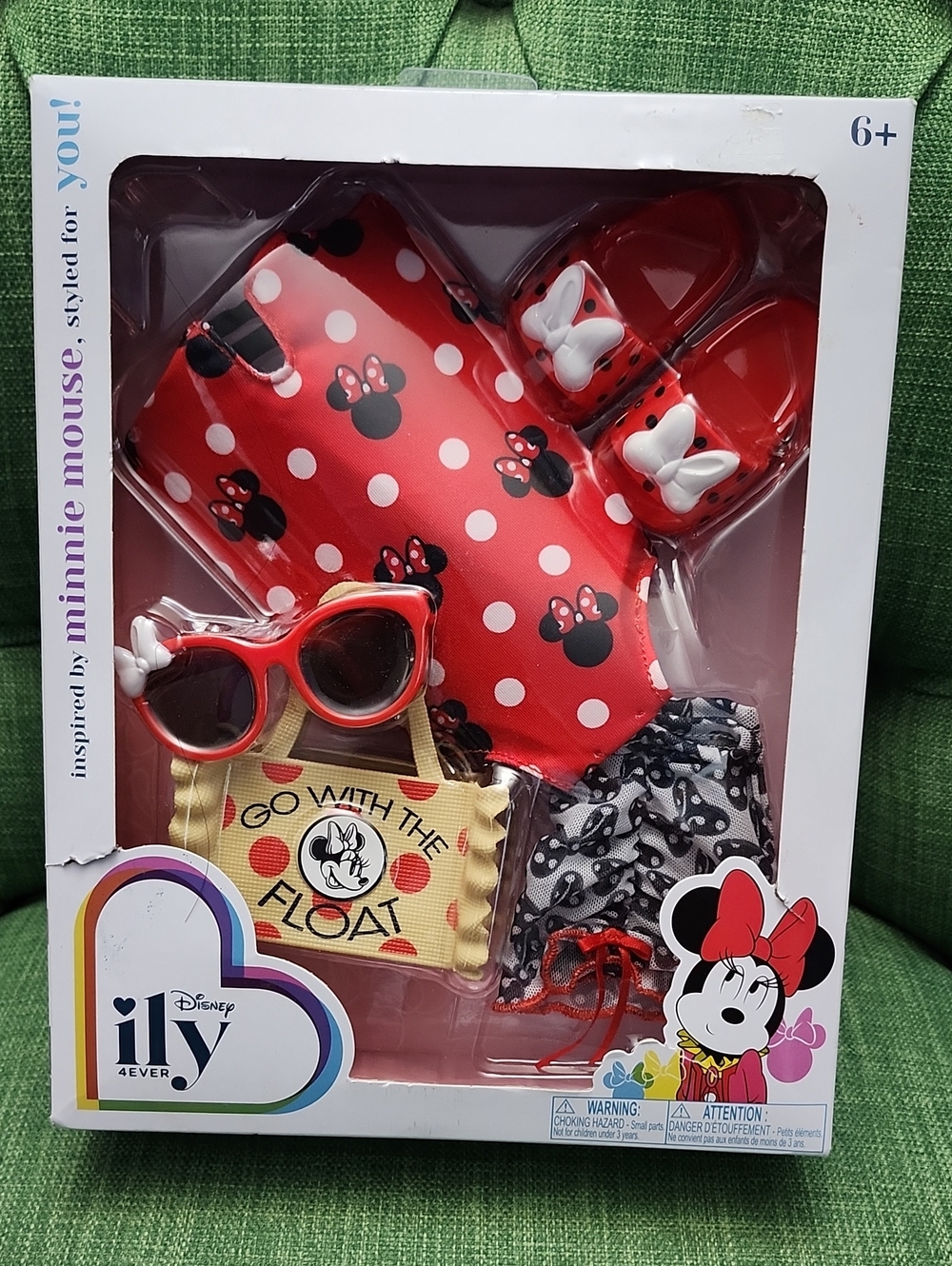 Disney ily 4EVER Minnie Mouse Red Polka Dot Swim & Accessories Set